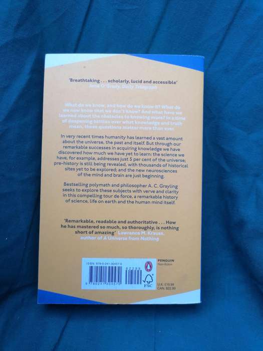 New book The Frontiers of Knowledge: What We Know About Science, History and The Mind Book by A. C.