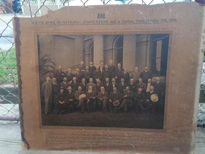 South African National Convention held in Durban, Natal, on October 12th, 1908. Photo