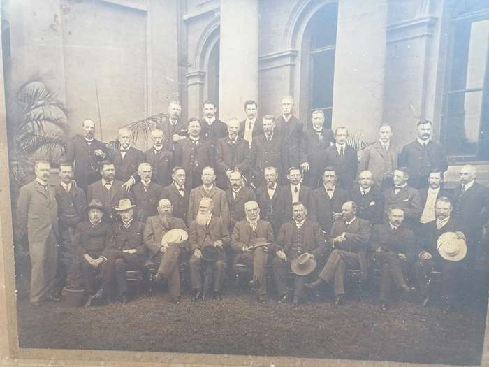 South African National Convention held in Durban, Natal, on October 12th, 1908. Photo