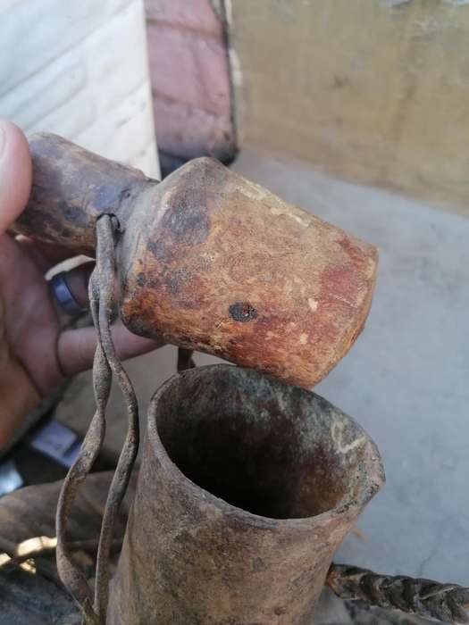 Antique african container