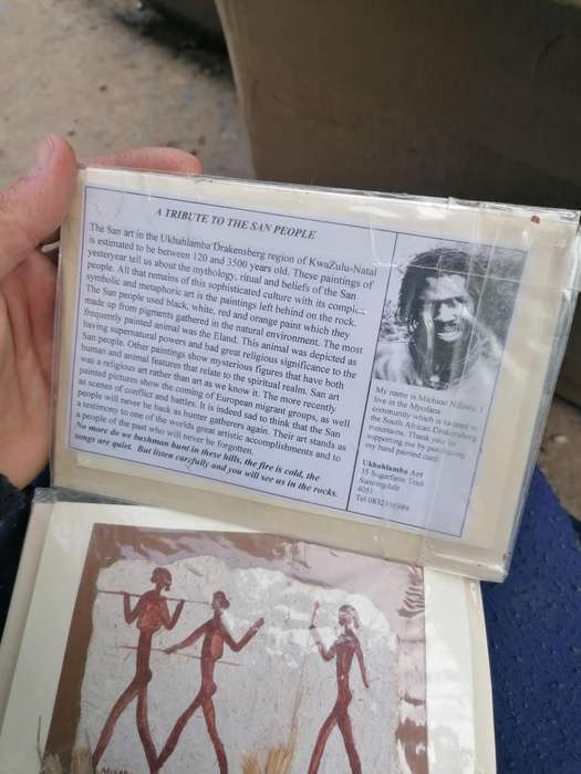 A TRIBUTE TO THE SAN PEOPLE Art by Michion ndlovu