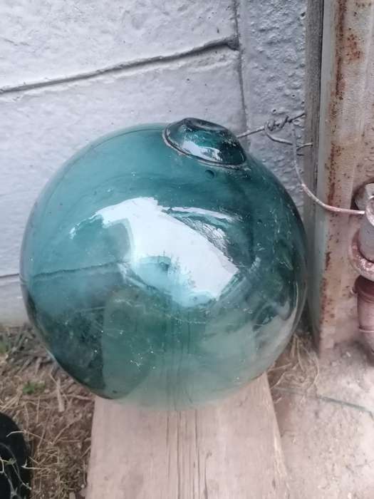 Green Glass Japanese Fishing Float