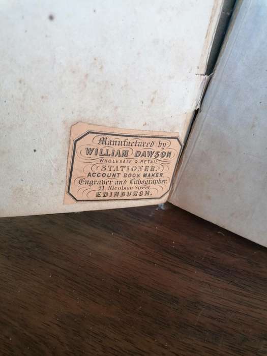 1863 note book