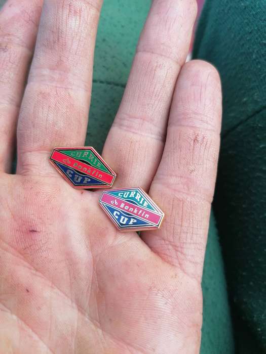 Pair of vintage Bankfin Currie Cup cufflinks