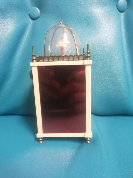 Vintage Thorens movement blue Danube made in Switzerland balarina clock