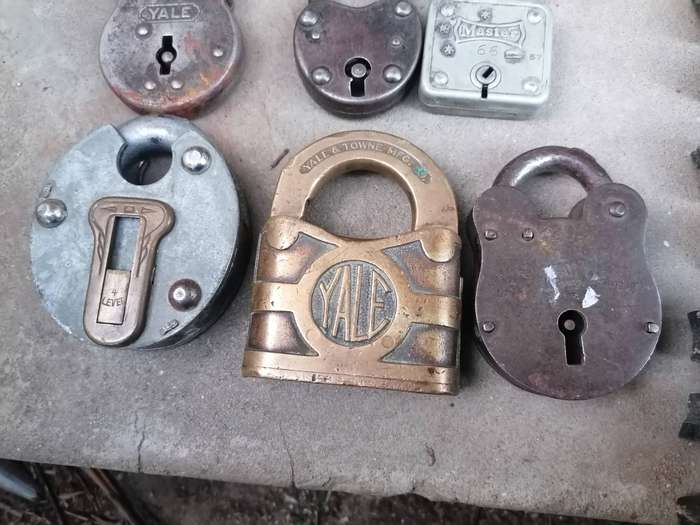 Antique lock collection