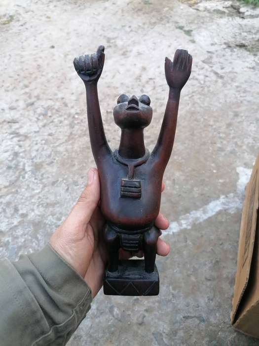 African Art rain god sculpture by Katumo c1970