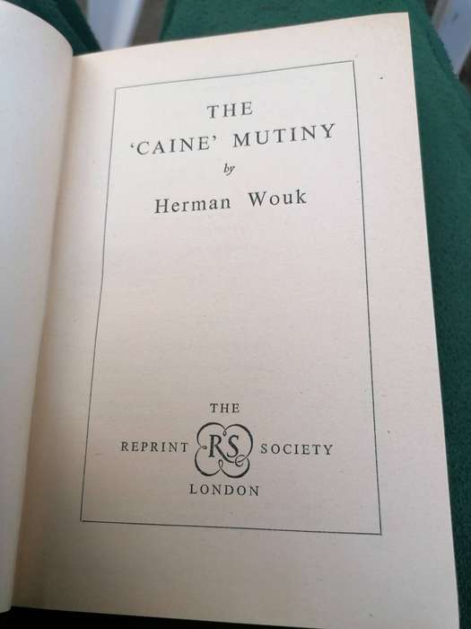 THE 'CAINE' MUTINY - HERMAN WOUK - HARDBACK - 1953