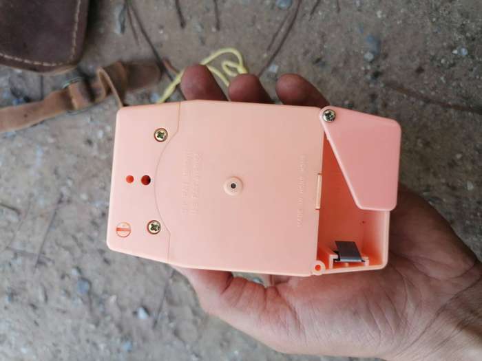 Bag of Joys - vintage toy, bag of laughs. Untested, as is. Battery compartment with only one cover