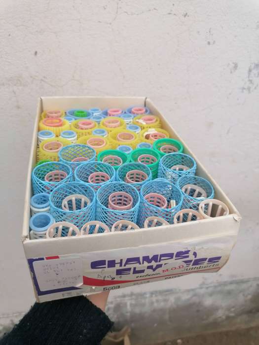 Vintage hair roller lot