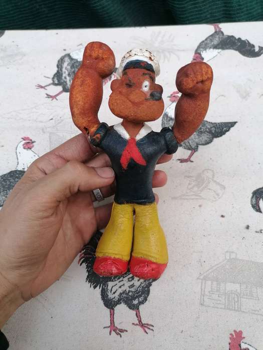 Vintage Popeye toy by BENDY