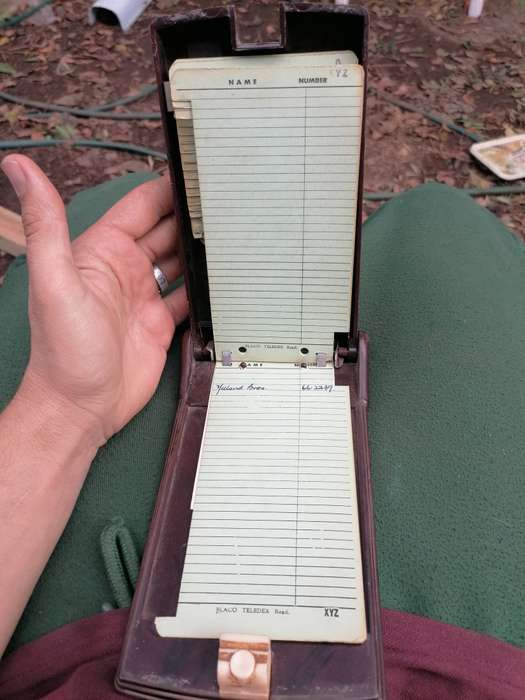 Vintage bakelite phone/adres book still working condition