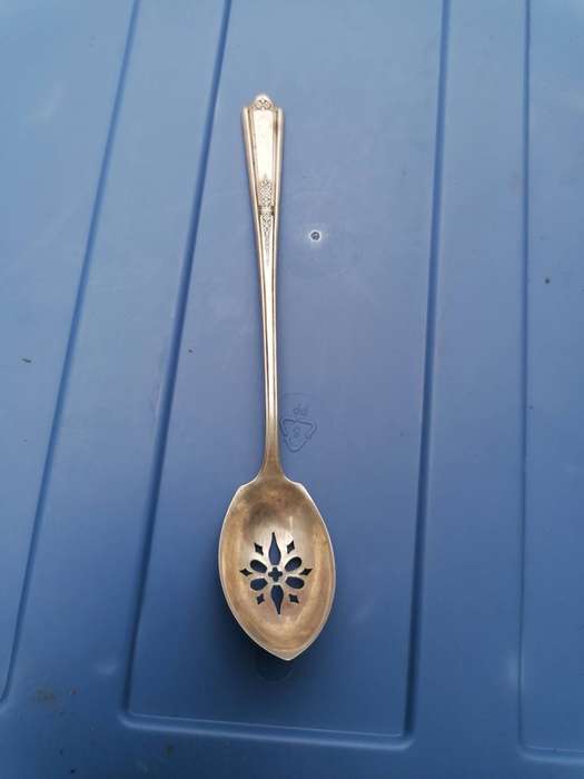Sterling Silver Olive Spoon 1925