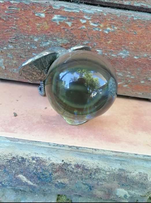 Large elephant Glass Ball Paperweight Ngwenya