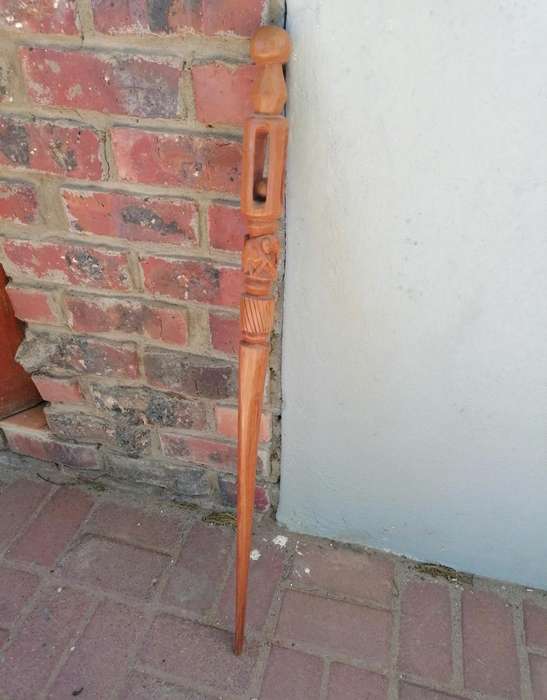 African handcrafted walking stick