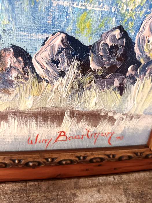 Original oil painting landscape