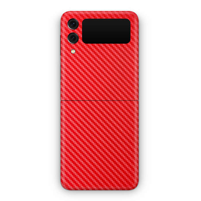 Skins SA Z Flip 3 - Carbon Red Skin