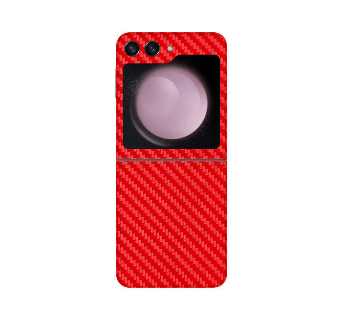 Skins SA Z Flip 6 - Carbon Red Skin