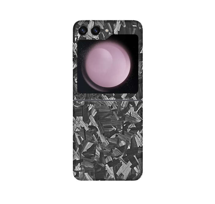 Skins SA Z Flip 6 - Forged Geometric Grey Self-Healing Skin