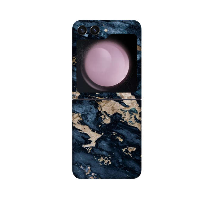 Skins SA Z Flip 6 - Marble Royal Blue Skin