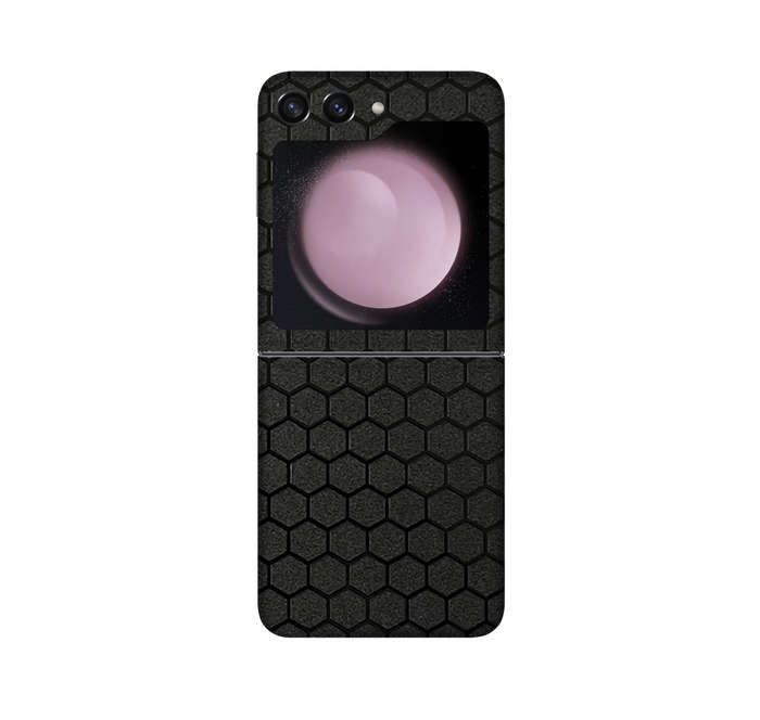 Skins SA Z Flip 6 - Obsidian Hex Skin