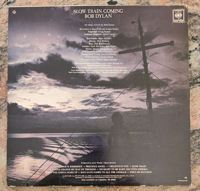 BOB DYLAN Slow Train Coming (Very Good+/Very Good) CBS DNW 2402 SA Pressing