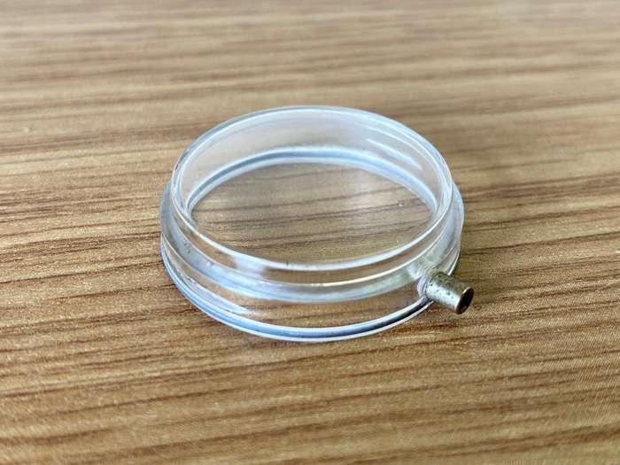 272mm acrylic crystal with crown sleeve