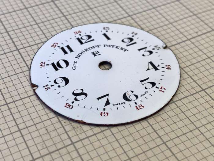 ROSKOPF - pocket watch dial - 43mm