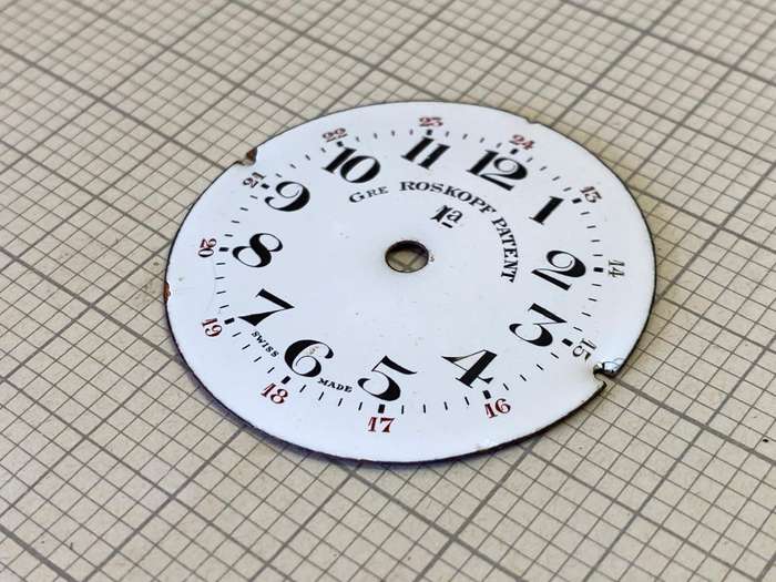 ROSKOPF - pocket watch dial - 43mm