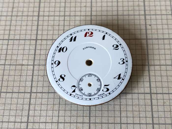 NIRVANA - 29mm pocket watch dial