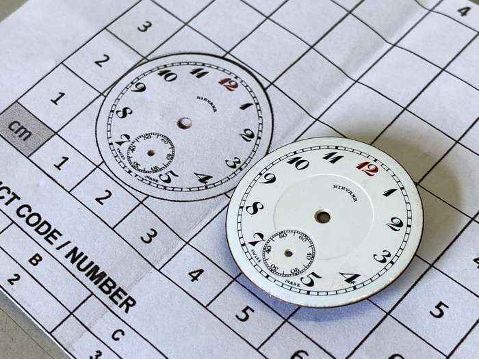NIRVANA - 29mm pocket watch dial