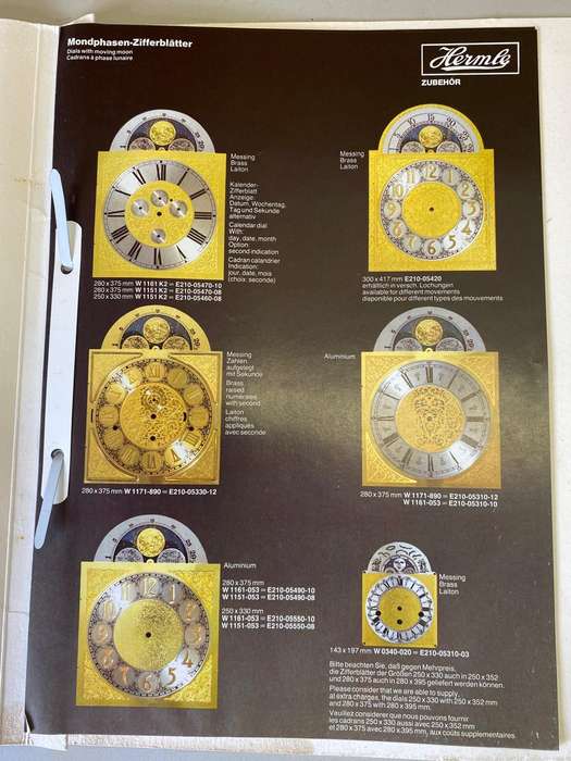 HERMLE - accessories brochure