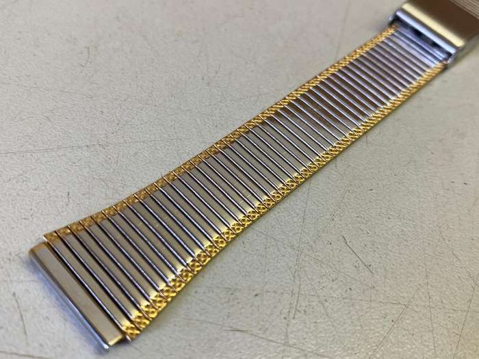 18mm two tone stainless steel strap