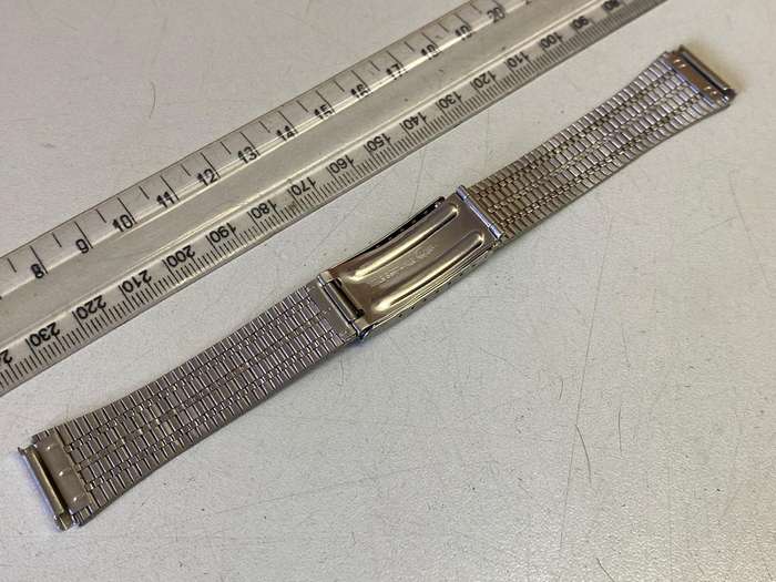 18mm two tone stainless steel strap