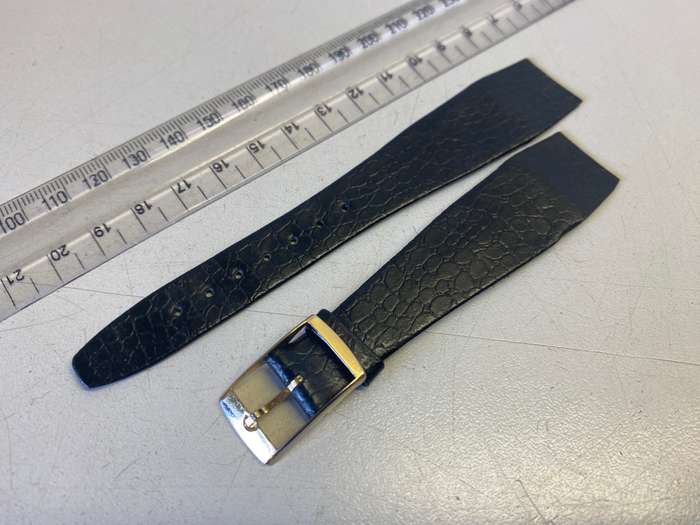 HIRSCH - 22mm  leather watch strap