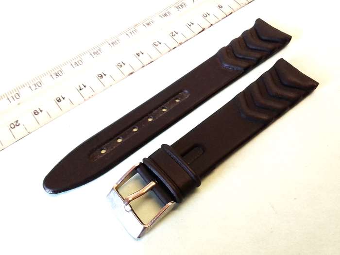 Black strap for divers watch - 18mm