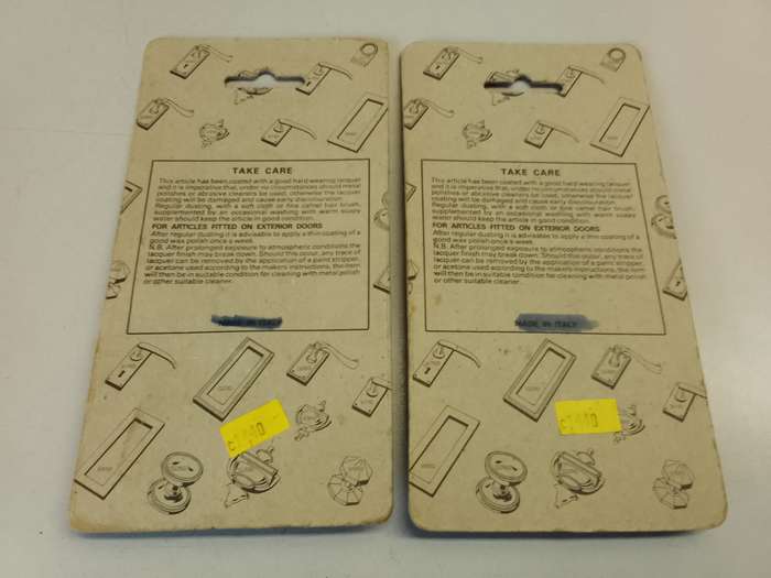 Brass trunk/drawer handles - vintage n.o.s. - 2 pieces