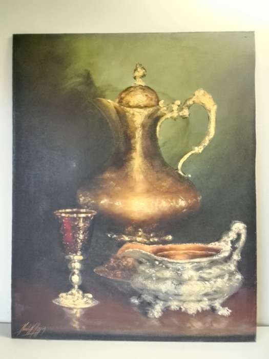 Denzil Herring - still life oil painting