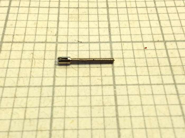 Watch crown split-stem