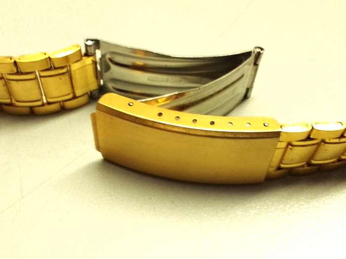 16mm gold color stainless steel bracelet