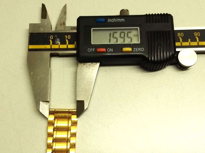 16mm gold color stainless steel bracelet