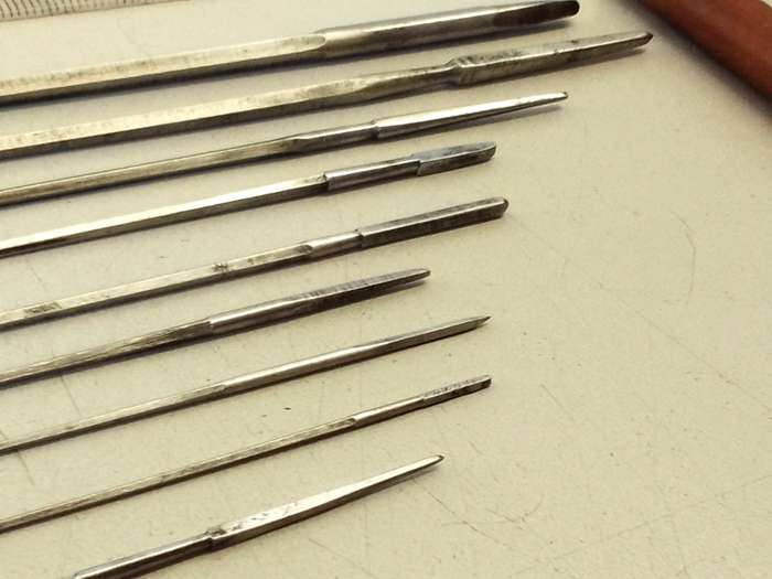 Watch/clockmakers cutting broaches