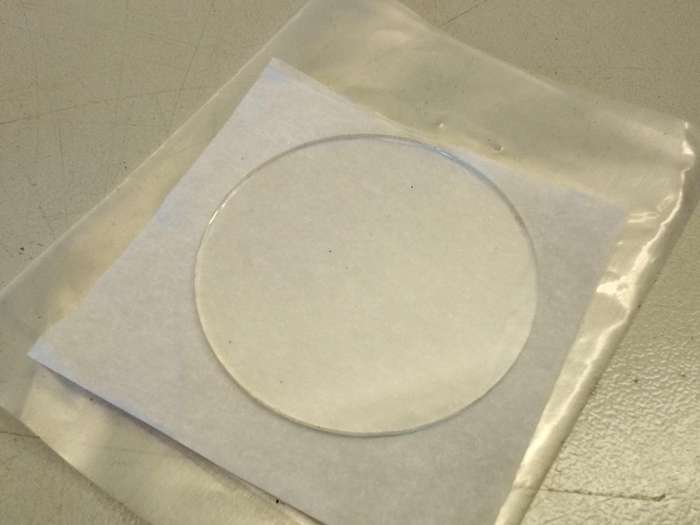 40mm round flat glass - 10 pieces