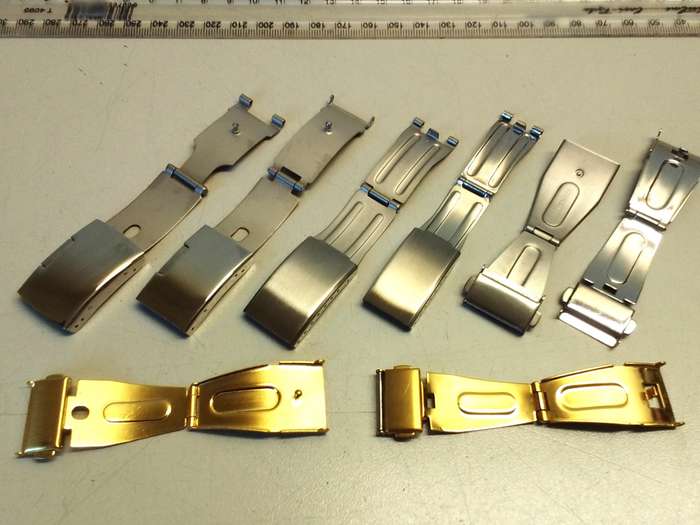 8 x tri-fold bracelet clasps
