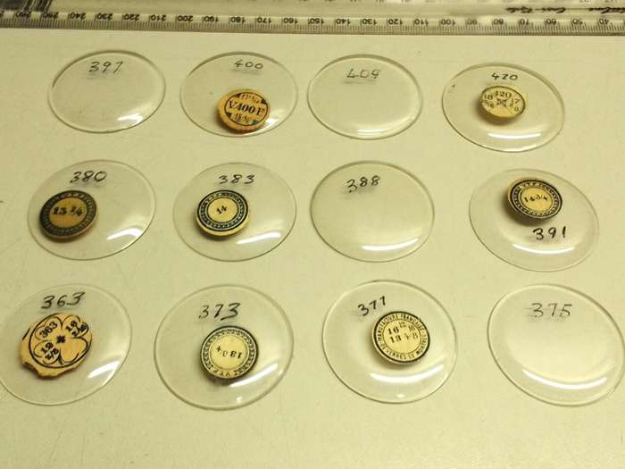Pocket watch crystals - domed - 12 pieces