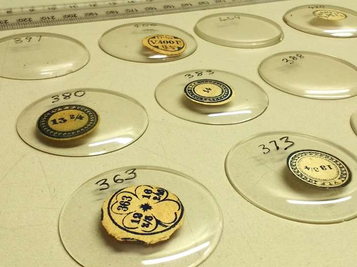 Pocket watch crystals - domed - 12 pieces