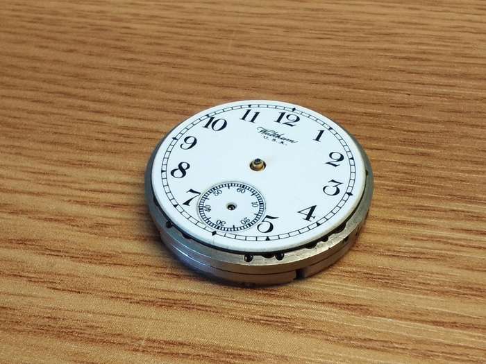 WALTHAM - 28mm pocket watch movement - parts/repair