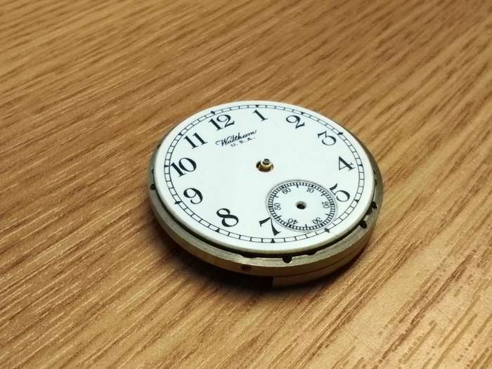 WALTHAM - 28mm pocket watch movement - parts/repair