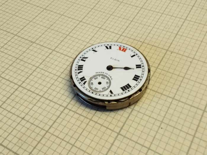ELGIN - 28mm pocket watch movement - parts/repair