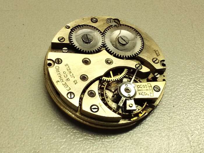 EBERHARD & CO. - 29mm pocket watch movement - parts/repair